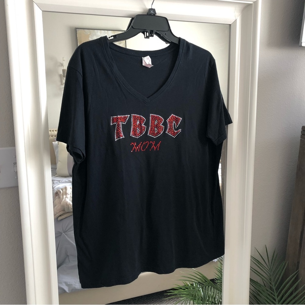 Tampa Bay Buccaneers Cheerleader Mom Black T-shirt SZ XL